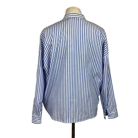 NWT Vineyard Vines Stripe Drop Long Sleeve Woven Top NWT - Picture 2 of 11